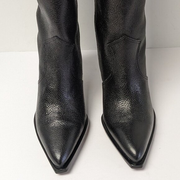 Vince Camuto Nally Knee High Boots, Black Leather, Women's 8 - Picture 3 of 7